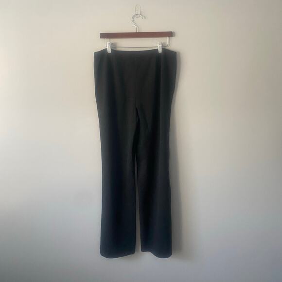 NWT Theory Wide‎ Pant Black Multi Hounds Knit Trouser Size 10 - Picture 8 of 10